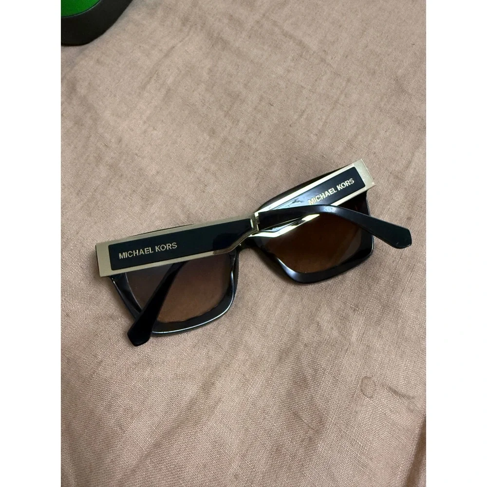 Michael Kors Tortoise Gold Square Sunglasses